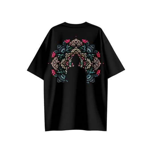 An Urban Bloom Oversized Tee | Bold Back Print