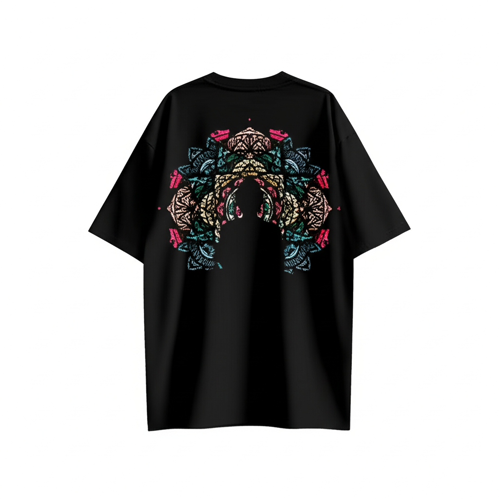 An Urban Bloom Oversized Tee | Bold Back Print