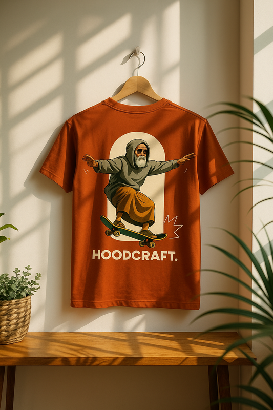 "Skater Sage Tee – Ride Beyond Limits 🛹🧘‍♂️"
