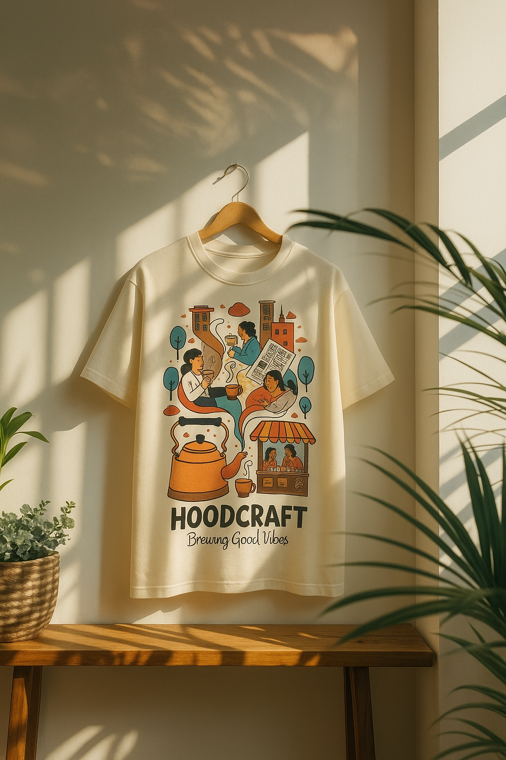 Brewing good Vibes| Oversized T-shirt
